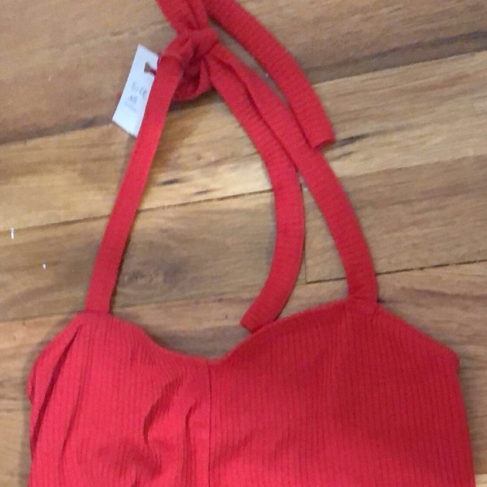 Tie crop top from PacSun